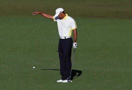 Tiger woods masters 2013 drop