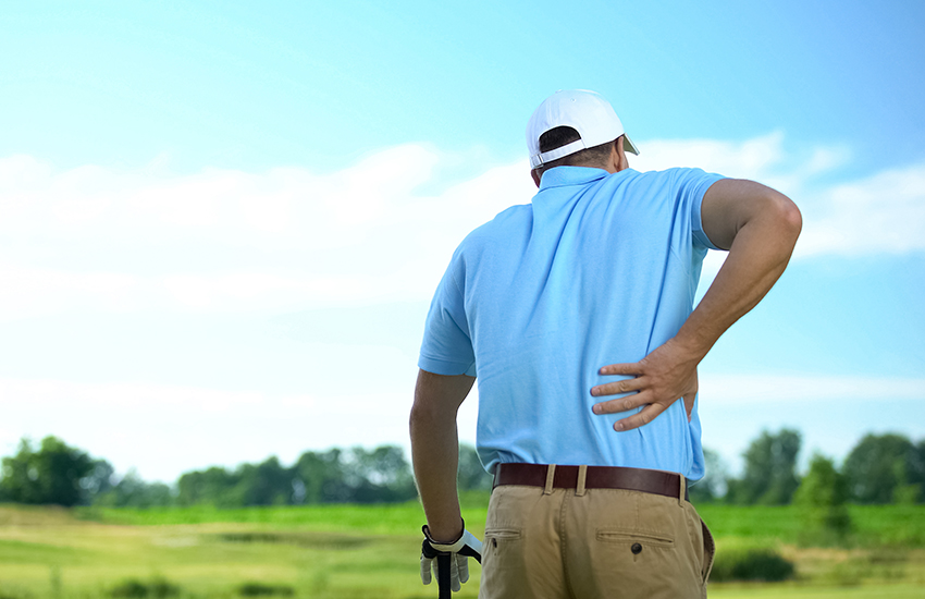 Common golf aches and pains after a round of golf