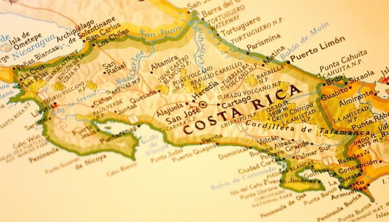 Map Of Costa Rica