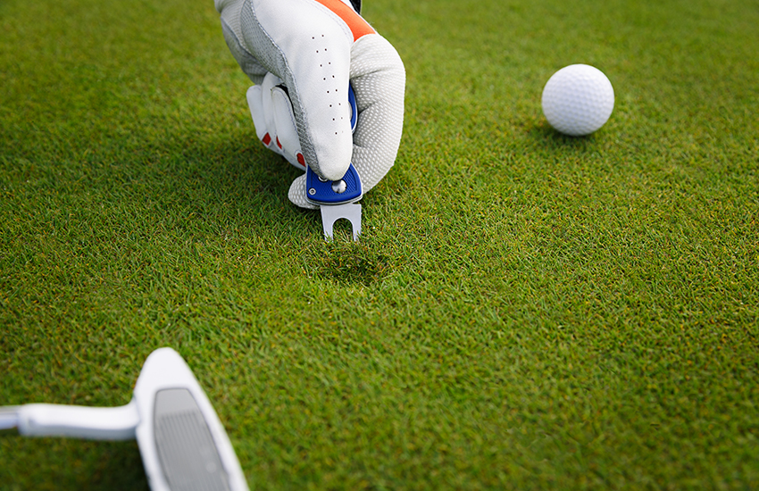 A golf rule change is no penalty given for a ball or ball marker accidentally being removed
