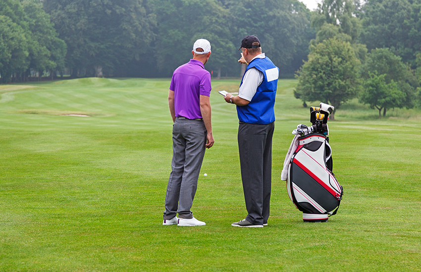 New rule change for golf is having caddie assistance