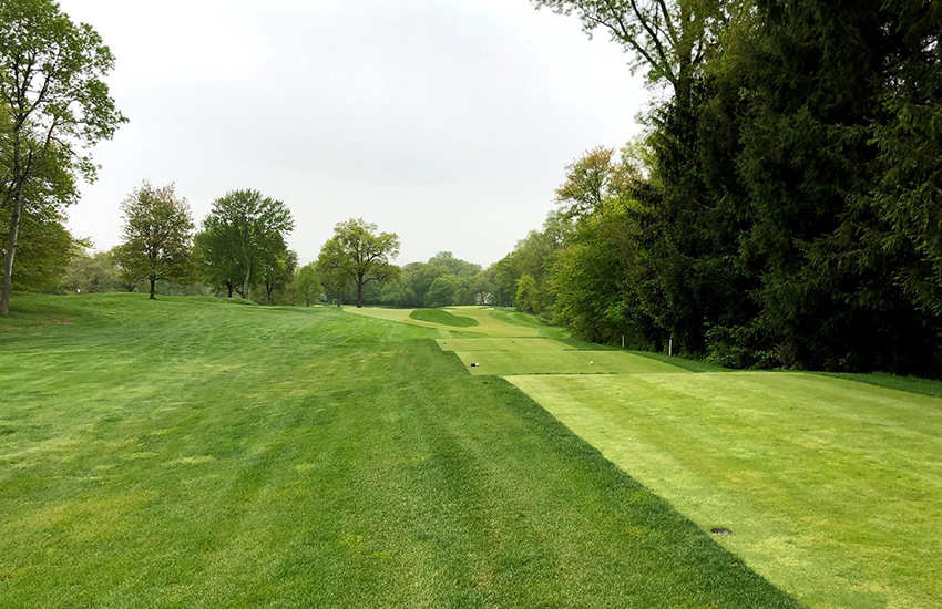 The best fairway at Quaker Ridge Golf Club