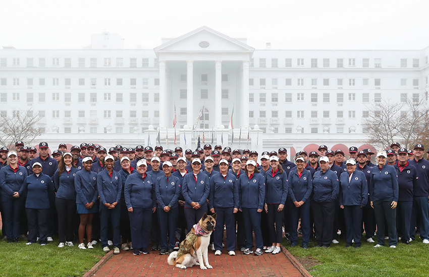 Members of the Veterans Golf Association