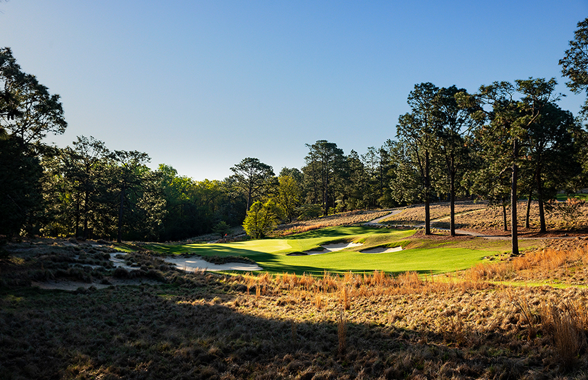 A fall warm golf course to play is Pine Needles Lodge and Golf Club