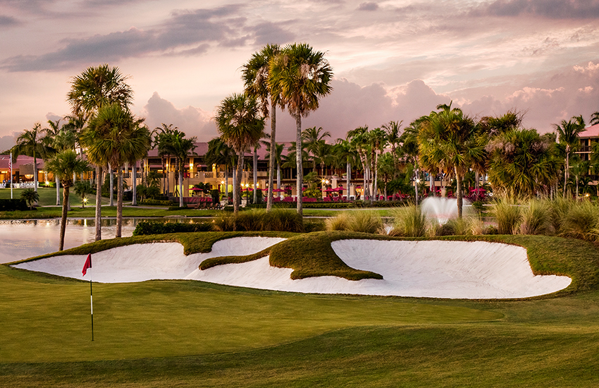 Best winter golf resort to play is PGA National in Florida