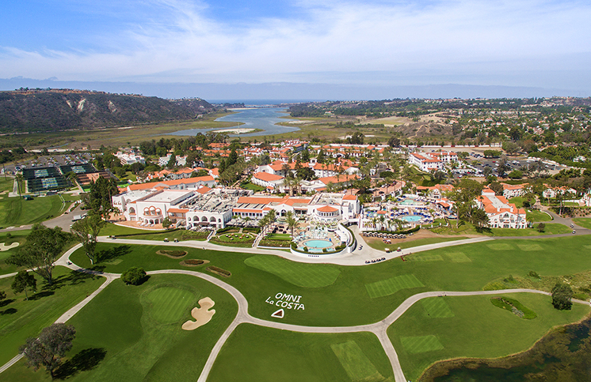 Sunny winter golf resorts to play is Omni La Costa in Carlsbad, California