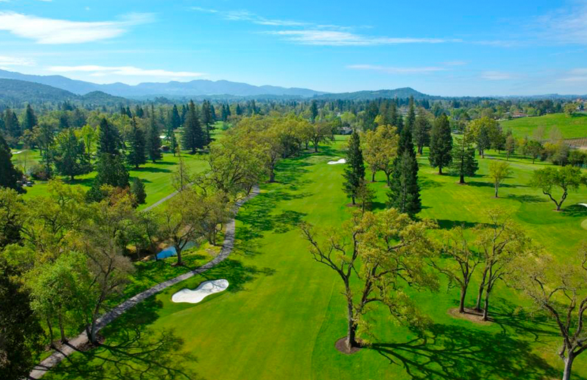 Sunny winter golf spot to play is Silverado Resort in Napa, California