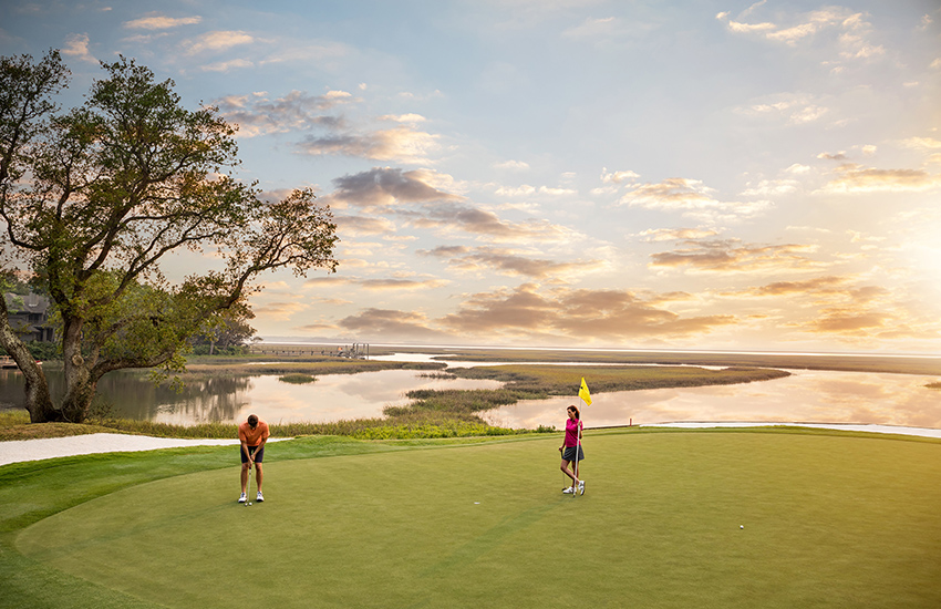 Warm golf destinations to visit in winter is Omni Amelia Island in Florida