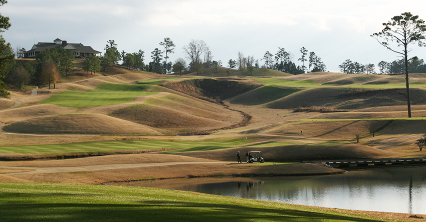 The best golf trip destination to take on a budget in Alabama is Robert Trent Jones Golf Trail.