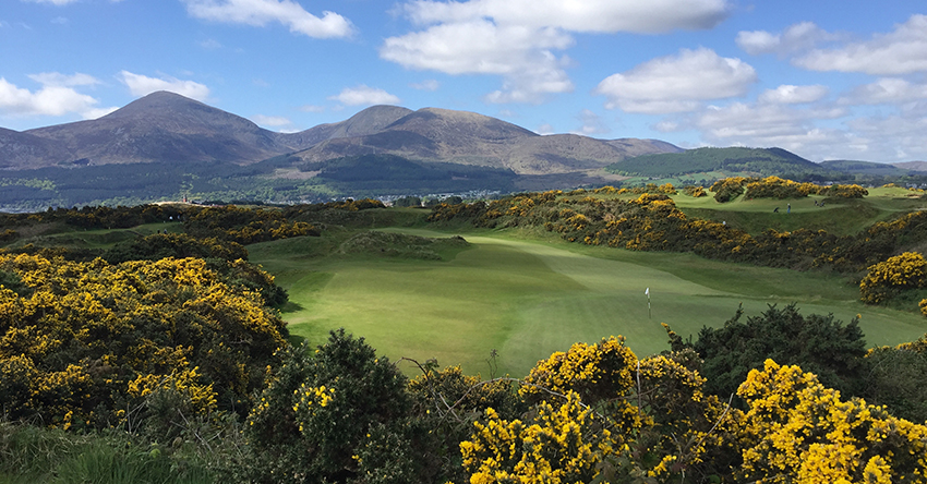 Best golfing destination using Ship Sticks to Royal County Down