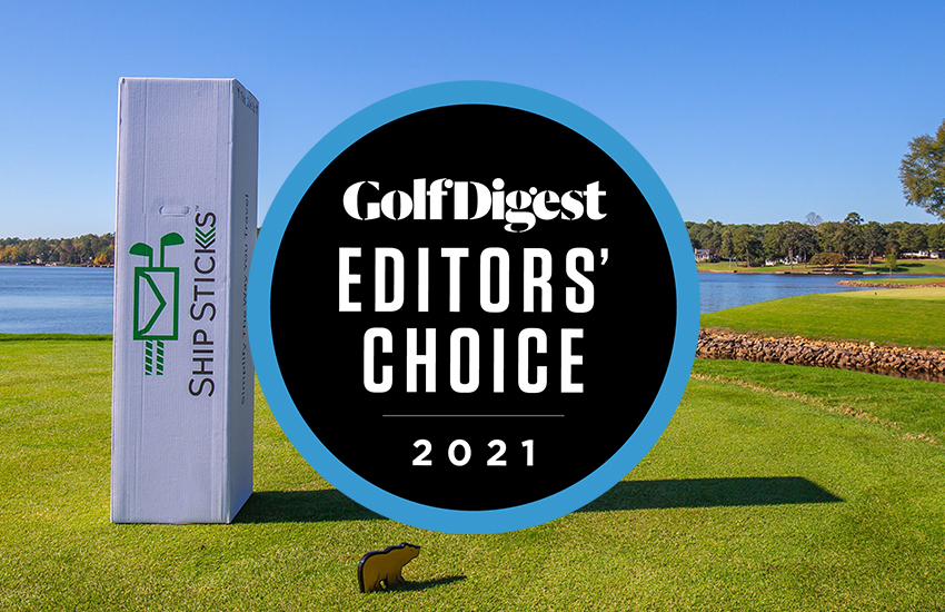 Ship Sticks awarded "Best Golf Club Shipper" by Golf Digest Editor's Choice Award
