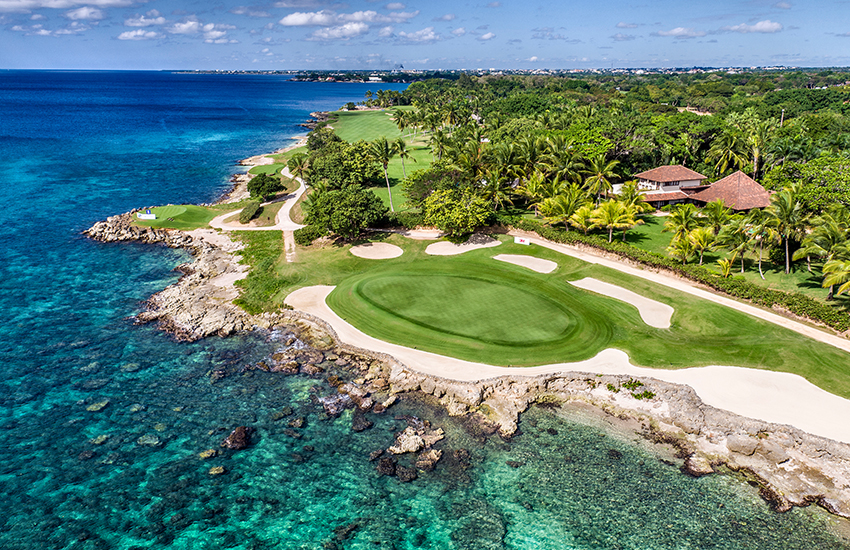 The top oceanside golf course to play is Teeth of the Dog at Casa de Campo