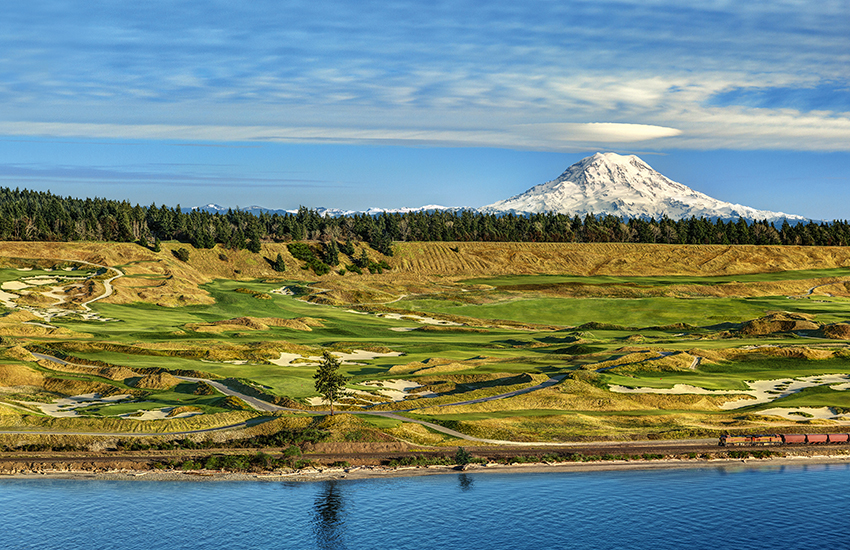 A best summer golf course to visit is Chambers Bay