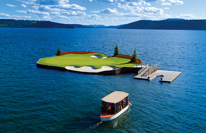 The best summer golf resort to experience is Couer d'Alene Resort