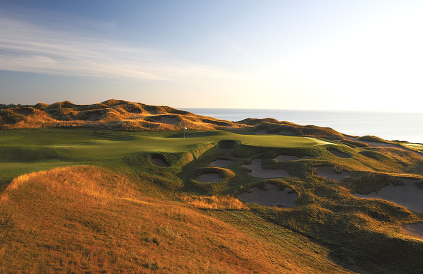 The best golf course in Wisconsin to play is Whistling Straits