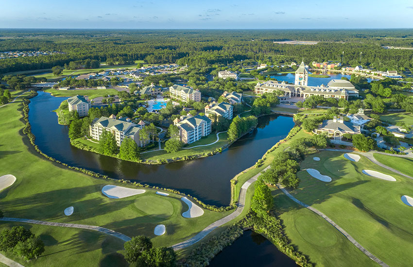 The top fall golf destination to play is World Golf Village