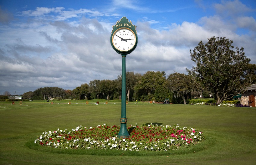 Rolex golf course online clock