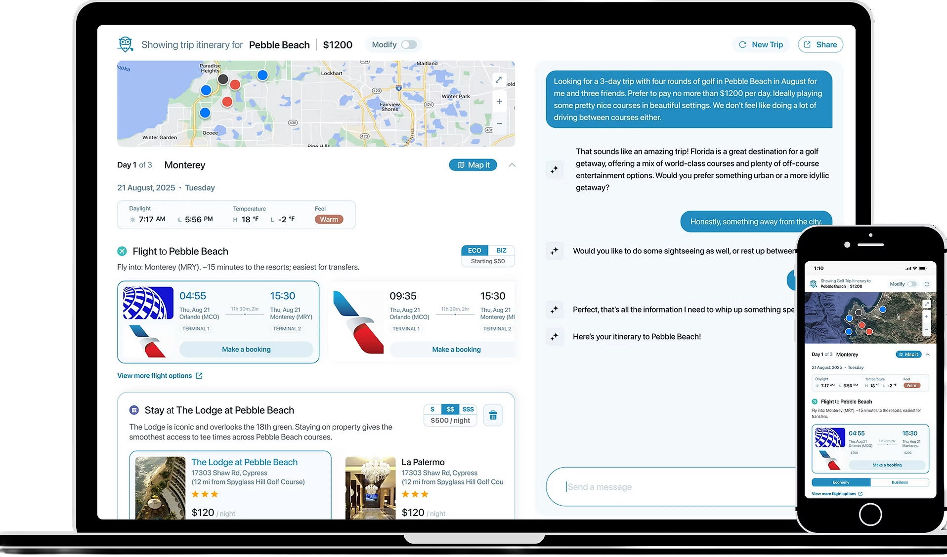 how to plan a golf trip